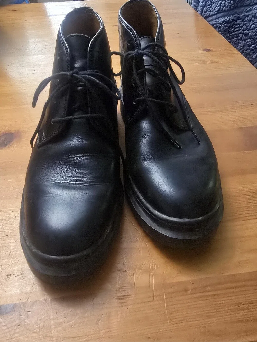 Cole Haan Black Leather Chukka Boots